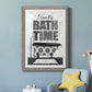 Bath Time - Premium Framed Print - Distressed Barnwood Frame - Ready to Hang