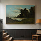 The River Loire at Nevers, 1901 - Floater Framed Canvas Print