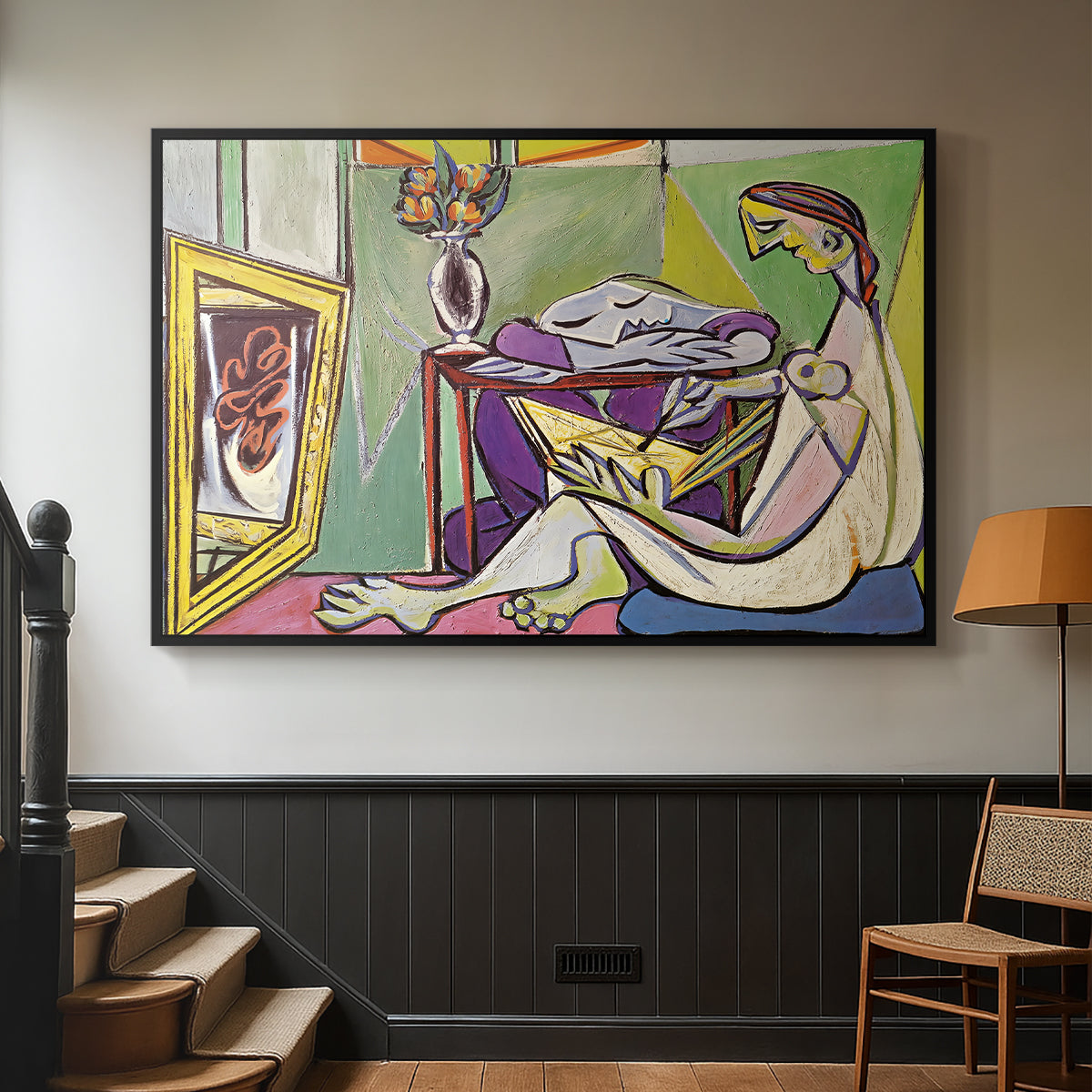 The Muse, 1935 - Floater Framed Canvas Print