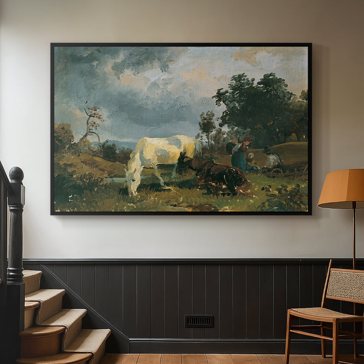 A Mold on the Heath, c. 1830 - Floater Framed Canvas Print