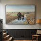 The Old Man and the Child, 1888 - Floater Framed Canvas Print