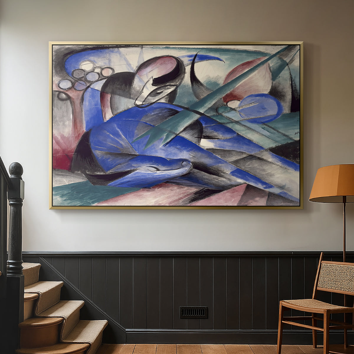 Dreaming Horse, 1913 - Floater Framed Canvas Print