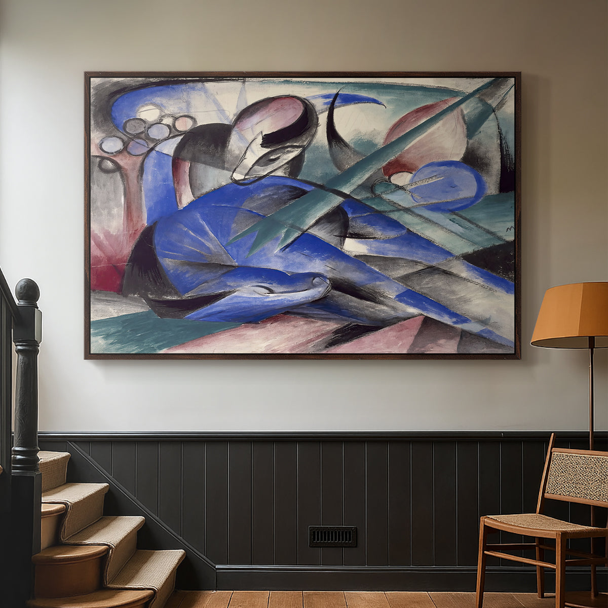 Dreaming Horse, 1913 - Floater Framed Canvas Print