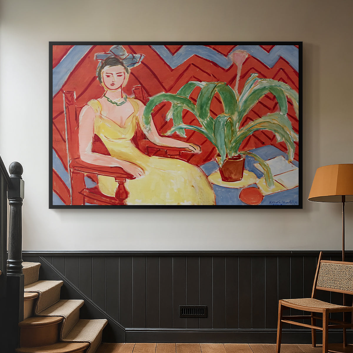 Michaella, 1943 - Floater Framed Canvas Print