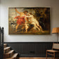 Venus and Adonis, c. 1635 - Floater Framed Canvas Print