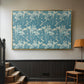 Tulip (Teal), 1875 - Floater Framed Canvas Print