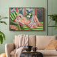 Odalisque Couchée Aux Magnolias, c. 1923 - Floater Framed Canvas Print