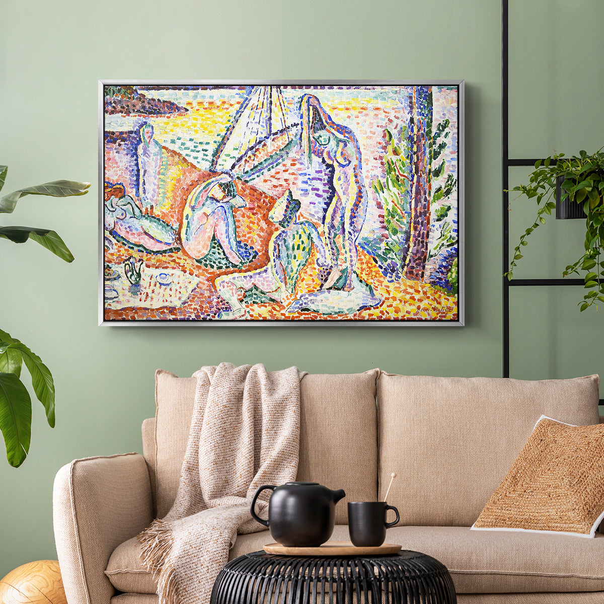 Luxe, Calme et Volupté, 1904 - Floater Framed Canvas Print