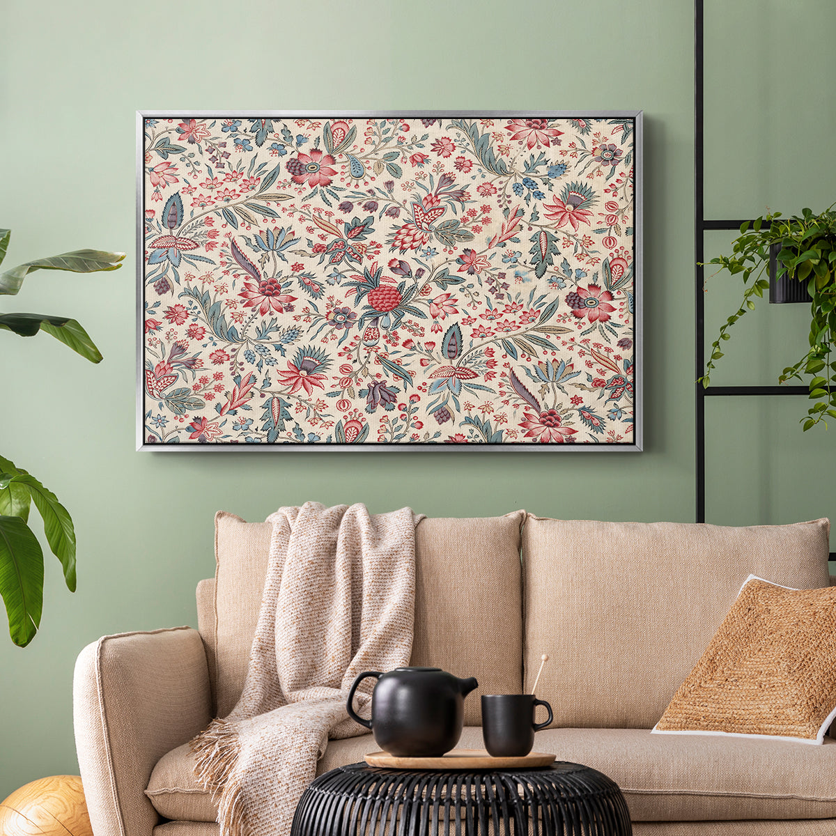 Anaras - Cream, c. 1775-1800 - Floater Framed Canvas Print