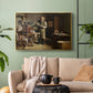 The Plate Printer, 1875 - Floater Framed Canvas Print