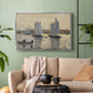 Two Schooners, Gloucester, c. 1880 - Floater Framed Canvas Print