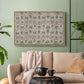 Long Cushion Cover (Printed Textile), c. 1600 - Floater Framed Canvas Print