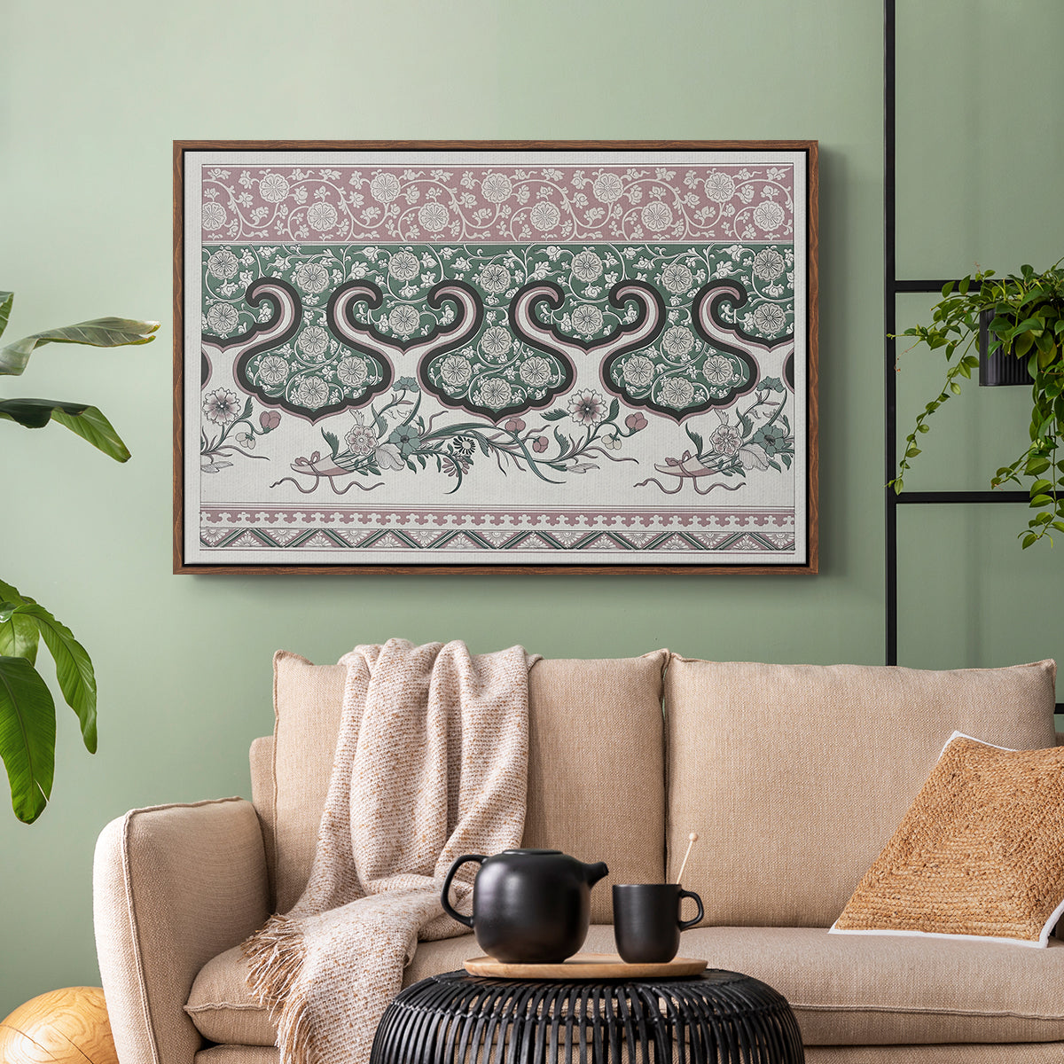 Examples of Chinese Ornament, Pl. LXXVI, 1867 - Floater Framed Canvas Print