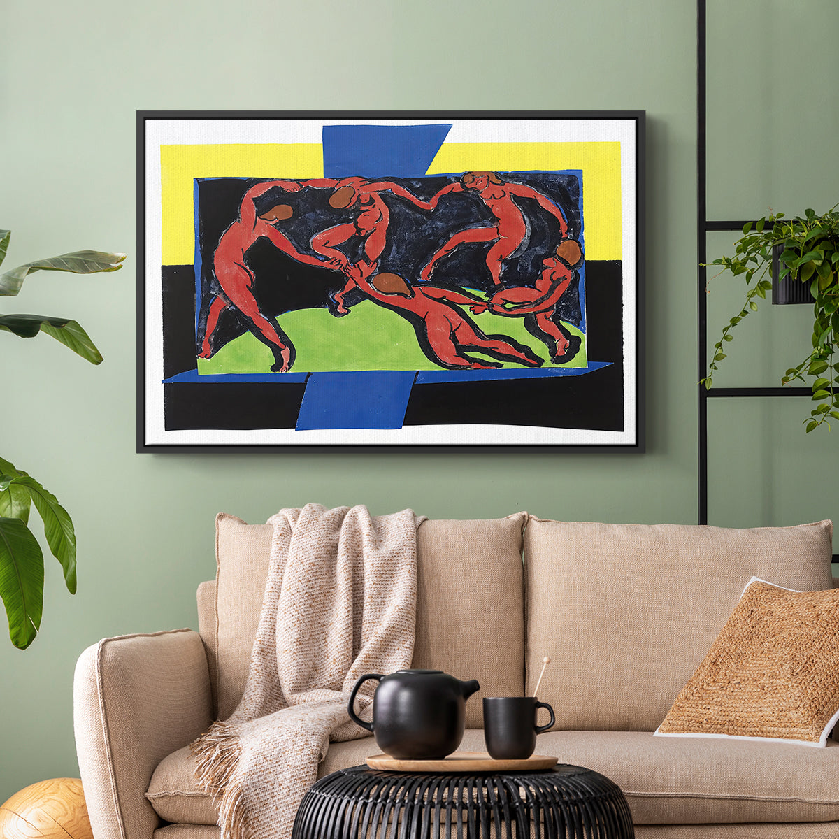 The Dance (La Danse), 1939 - Floater Framed Canvas Print