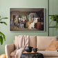 The Maternity Room (Scene from "Barselstuen"), 1845 - Floater Framed Canvas Print