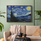 The Starry Night, 1889 - Floater Framed Canvas Print