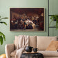 Funeral Feast, 1854 - Floater Framed Canvas Print