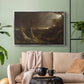 Tornado in an American Forest, 1835 - Floater Framed Canvas Print