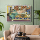 Odalisques Playing Checkers (Odalisques jouant aux dames), 1928 - Floater Framed Canvas Print