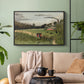 The Chair Factory at Alfortville, 1897 - Floater Framed Canvas Print