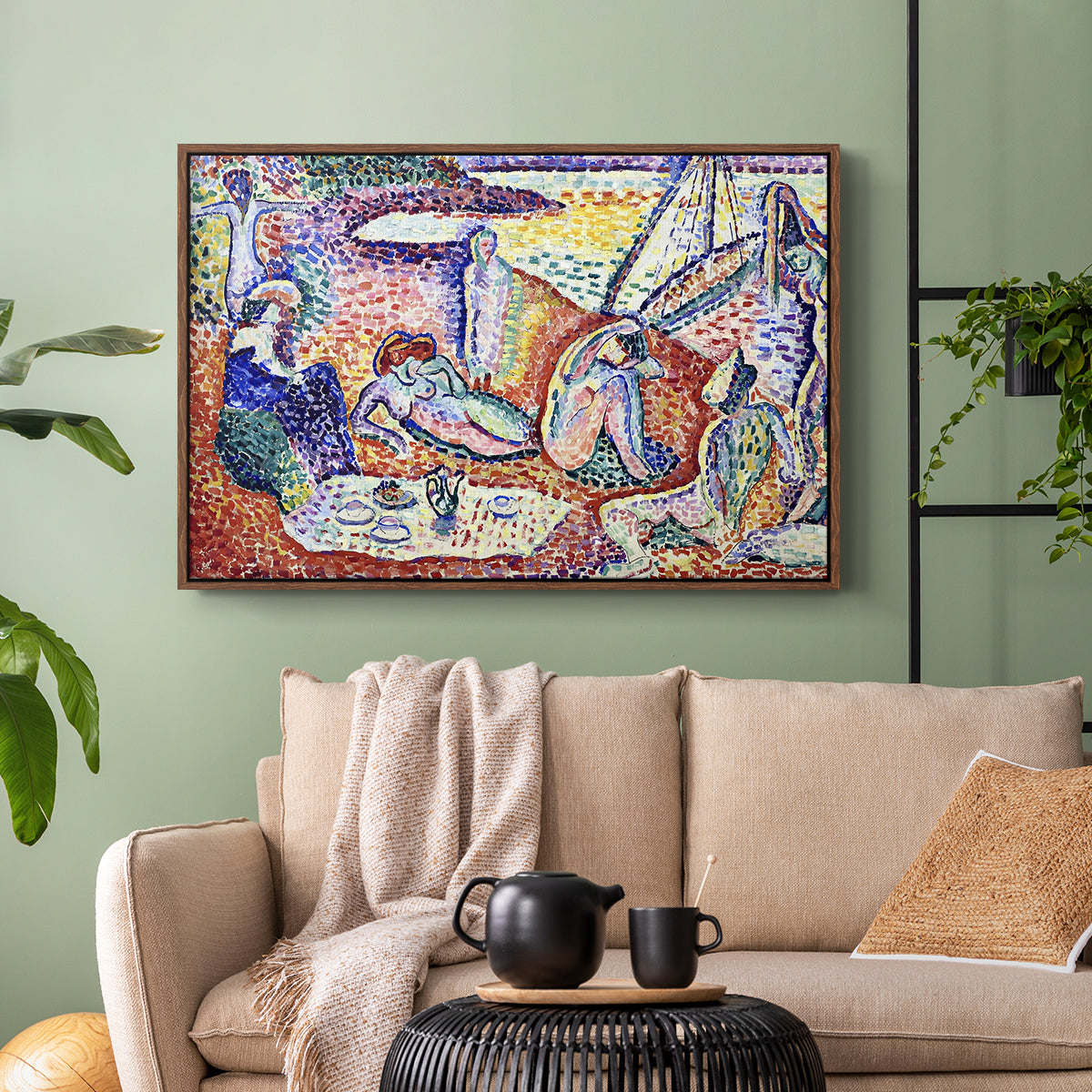 Luxe, Calme et Volupté, 1904 - Floater Framed Canvas Print