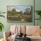 The Painter's Garden at Saint-Privé, 1886 - Floater Framed Canvas Print