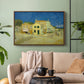 The Yellow House (The Street), 1888 - Floater Framed Canvas Print