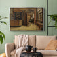 The Old Inn 'Het Loodshuis' in Antwerp, 1877 - Floater Framed Canvas Print