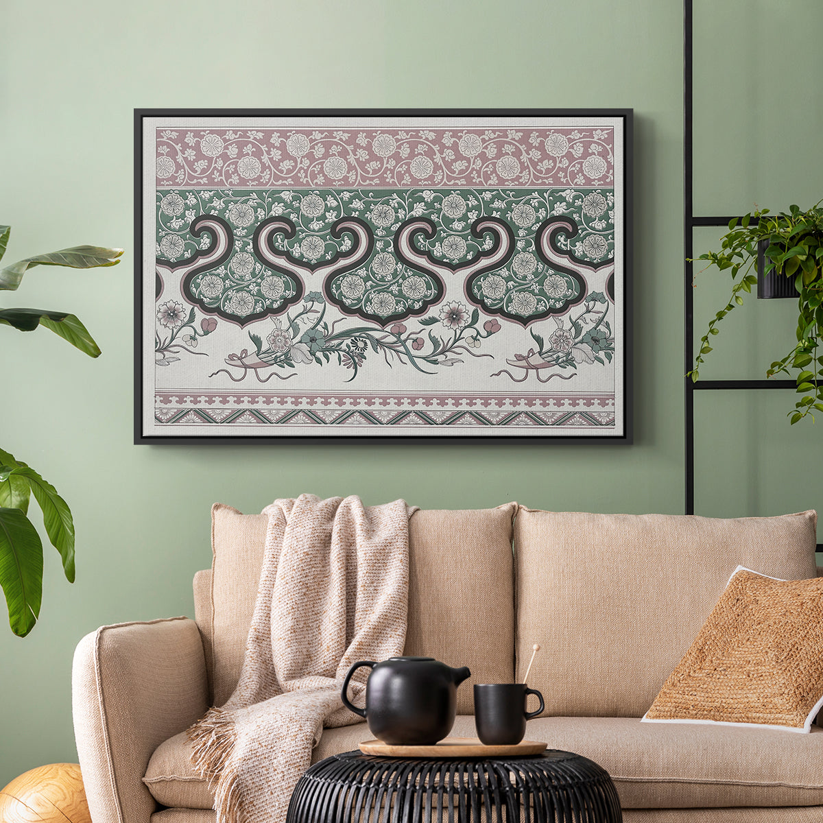 Examples of Chinese Ornament, Pl. LXXVI, 1867 - Floater Framed Canvas Print
