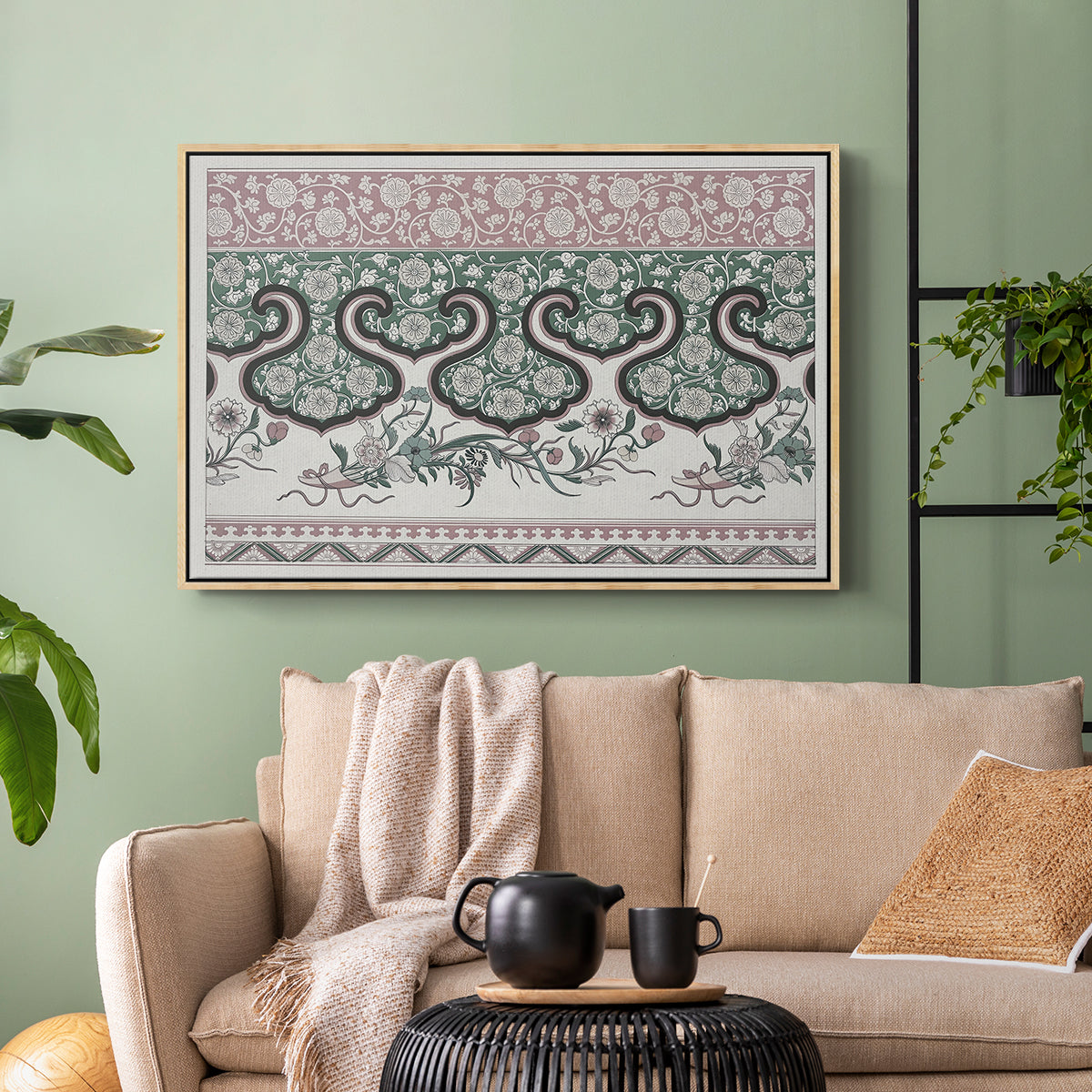 Examples of Chinese Ornament, Pl. LXXVI, 1867 - Floater Framed Canvas Print