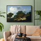 Landscape with Shepherds and Flock of Sheep, c. 1763-1765 - Floater Framed Canvas Print