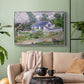 Houses in Auvers, 1890 - Floater Framed Canvas Print