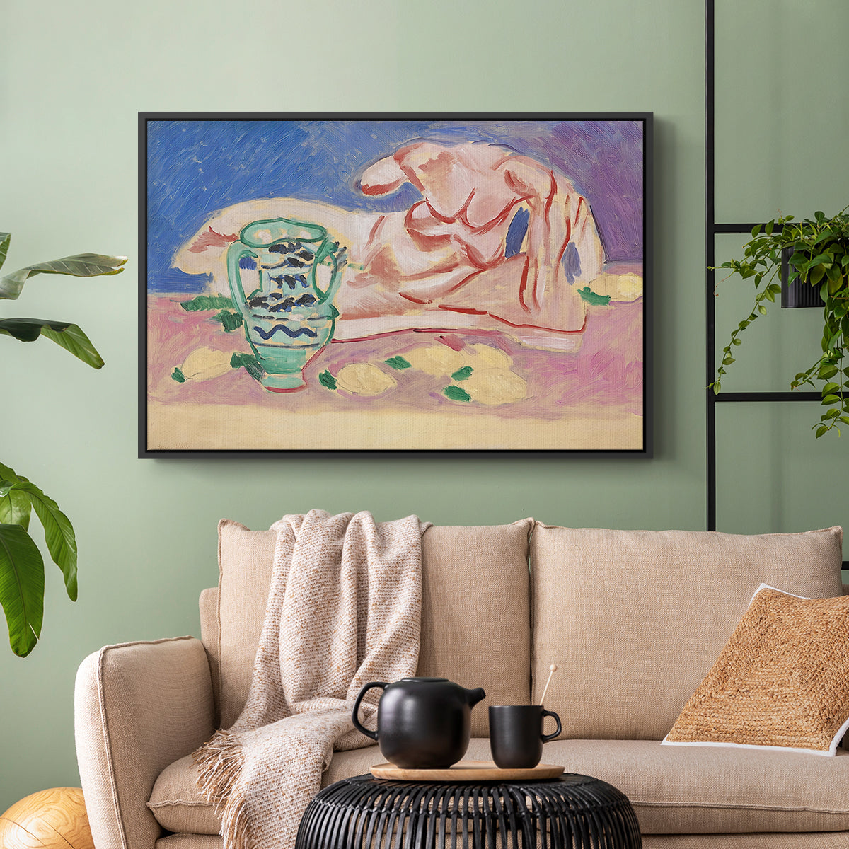Ilyssus from the Parthenon, 1908 - Floater Framed Canvas Print