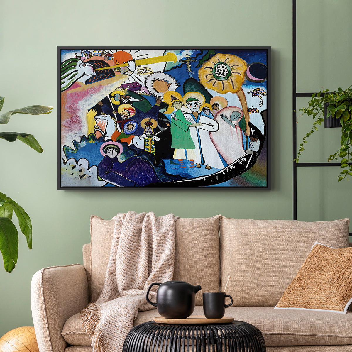All Saints Day I, 1911 - Floater Framed Canvas Print