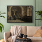 Interior of the Church of Saint Paul in Antwerp, c. 1865-1869 - Floater Framed Canvas Print