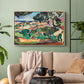 Landscape at Collioure, 1907 - Floater Framed Canvas Print