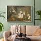 The Visit to the Nursery, c. 1775 - Floater Framed Canvas Print