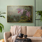 Two Sun Angel Hummingbirds on a Branch, c. 1890-1904 - Floater Framed Canvas Print