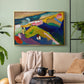 Murnau Mountain Landscape with Church, 1910 - Floater Framed Canvas Print