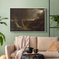 Tornado in an American Forest, 1835 - Floater Framed Canvas Print