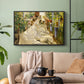 Sewing the Sail, 1896 - Floater Framed Canvas Print