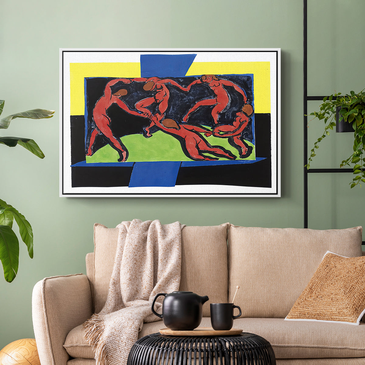 The Dance (La Danse), 1939 - Floater Framed Canvas Print