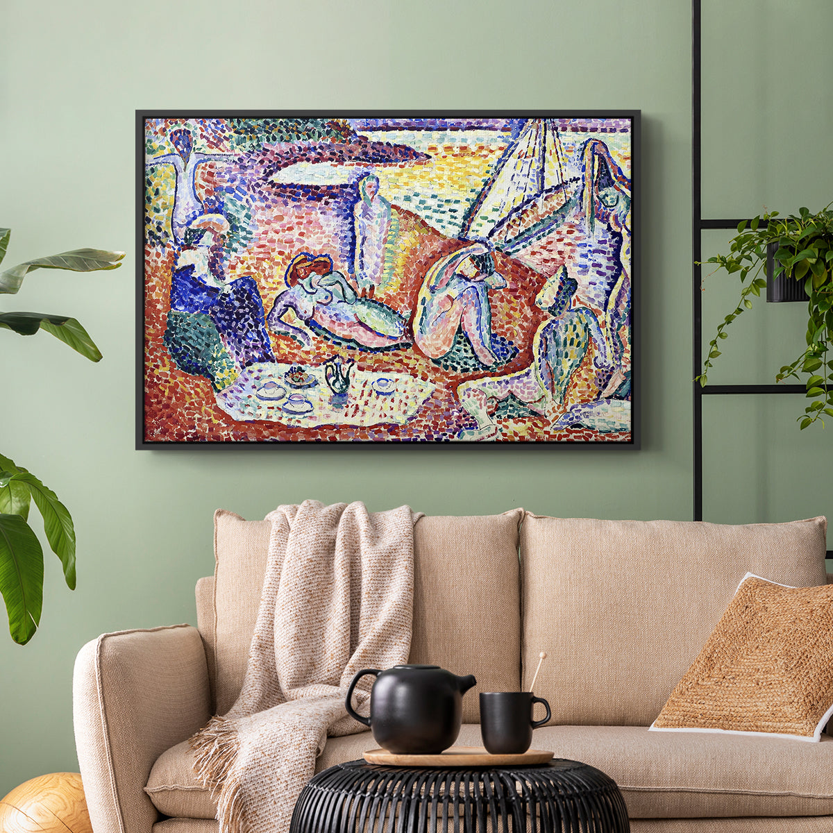 Luxe, Calme et Volupté, 1904 - Floater Framed Canvas Print