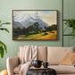 Mountains in Berchtesgaden - Floater Framed Canvas Print