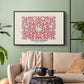 Examples of Chinese Ornament, Pl. XCV (Morris Inspired), 1867 - Floater Framed Canvas Print