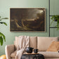 Tornado in an American Forest, 1835 - Floater Framed Canvas Print