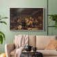 The Return of the Bear Hunter, 1856 - Floater Framed Canvas Print