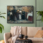 Kissing the Relic, 1893 - Floater Framed Canvas Print