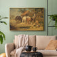The Midday Meal, 1835 - Floater Framed Canvas Print