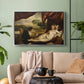 Venus and the Lute Player, c. 1565-1570 - Floater Framed Canvas Print